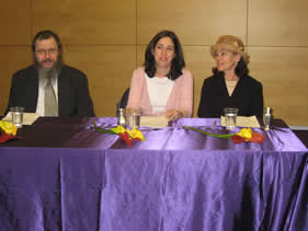 Rabbi Gourarie and Dr Clara Zilberstein